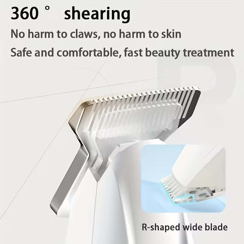 Pet Paw Trimmer for Dogs & Cats – Safe, Quiet Grooming Tool