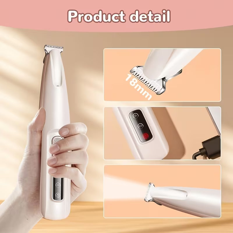 Pet Paw Trimmer for Dogs & Cats – Safe, Quiet Grooming Tool