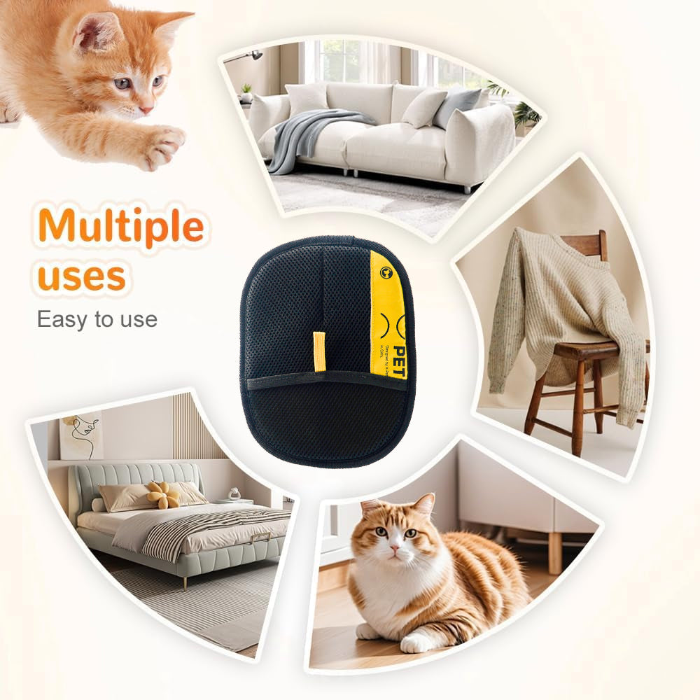 Pet Hair Removal Glove – Easy Deshedding Tool