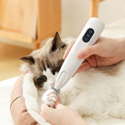 Pet Paw Trimmer for Dogs & Cats – Safe, Quiet Grooming Tool